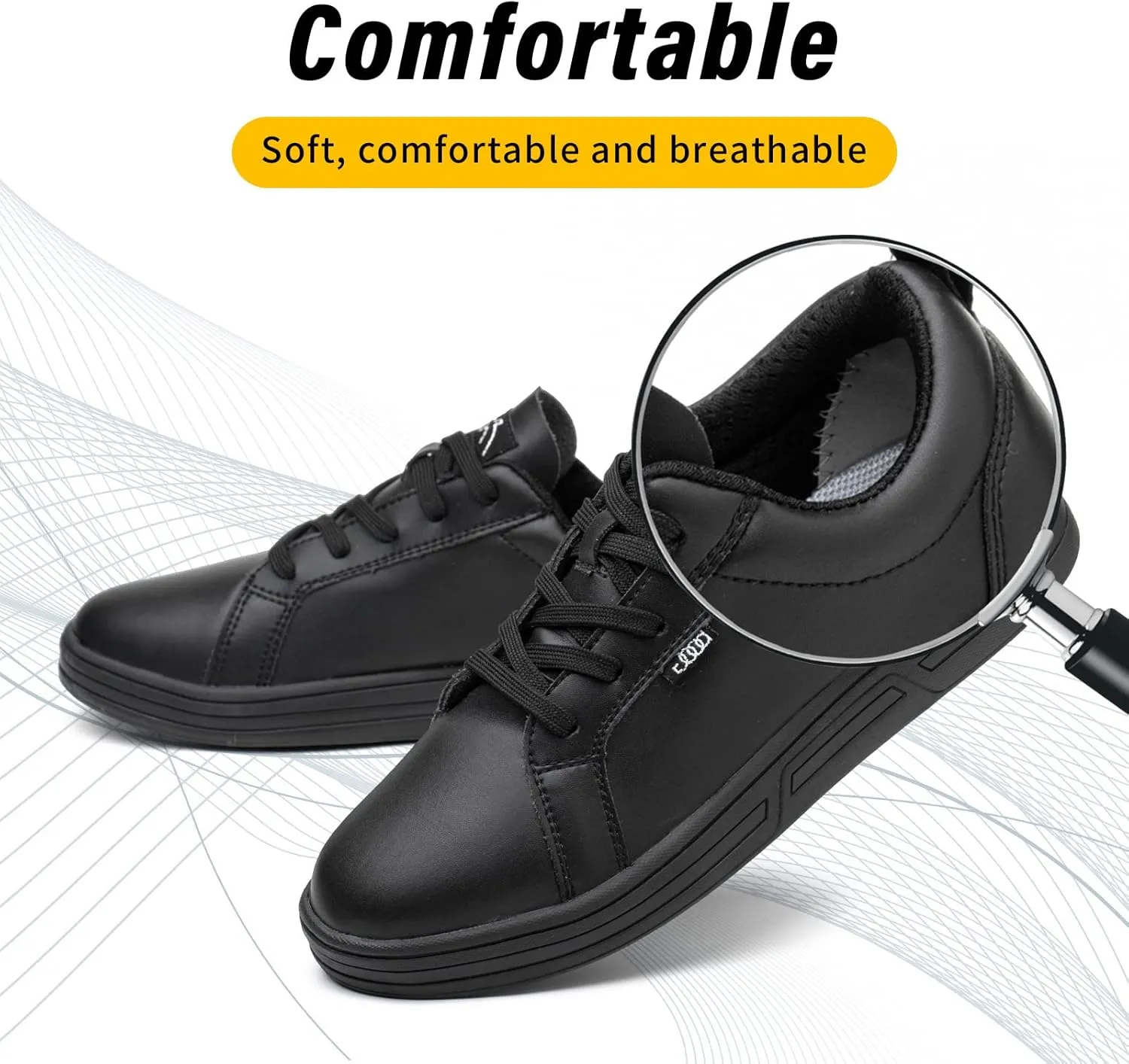 Womens Food Service Slip Resistant Work Shoes for Restaurant Crew Nurse Shoe