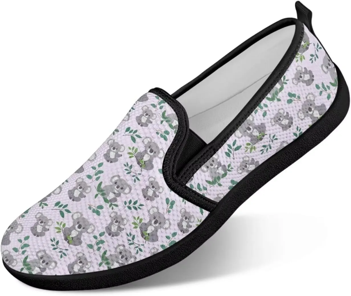 Womens Mesh Slip On Shoes Casual Breathable Low Top Flats Non-Slip Fashion Comfort Walking Work Loafers